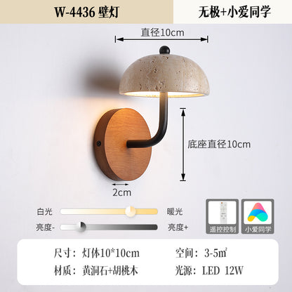 Stone Wall Light Bedroom, Yellow Cave Stone — Meridian NH-700