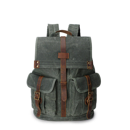 Waxed Canvas Waterproof Backpack — Transit NH-1485