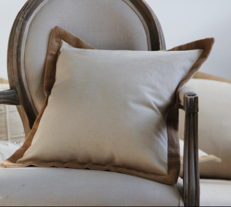 Washed Linen Cushion Cover, Natural — Fell NH-1585