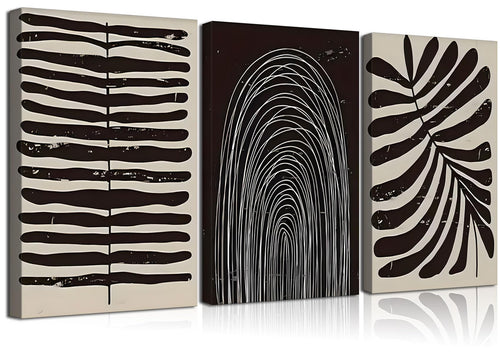 Framed Abstract Line Prints, Set of Three 40 x 60cm — Atrium NH-1406