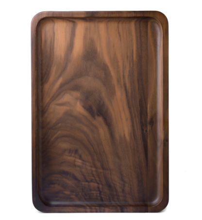 Walnut Serving Tray 34 x 23 cm, With or Without Handles — Alcova NH-634