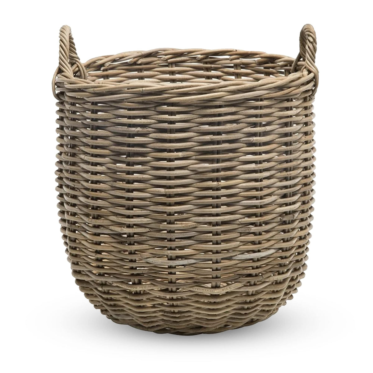 Handwoven Rattan Basket with Handles — Weave NH-1431