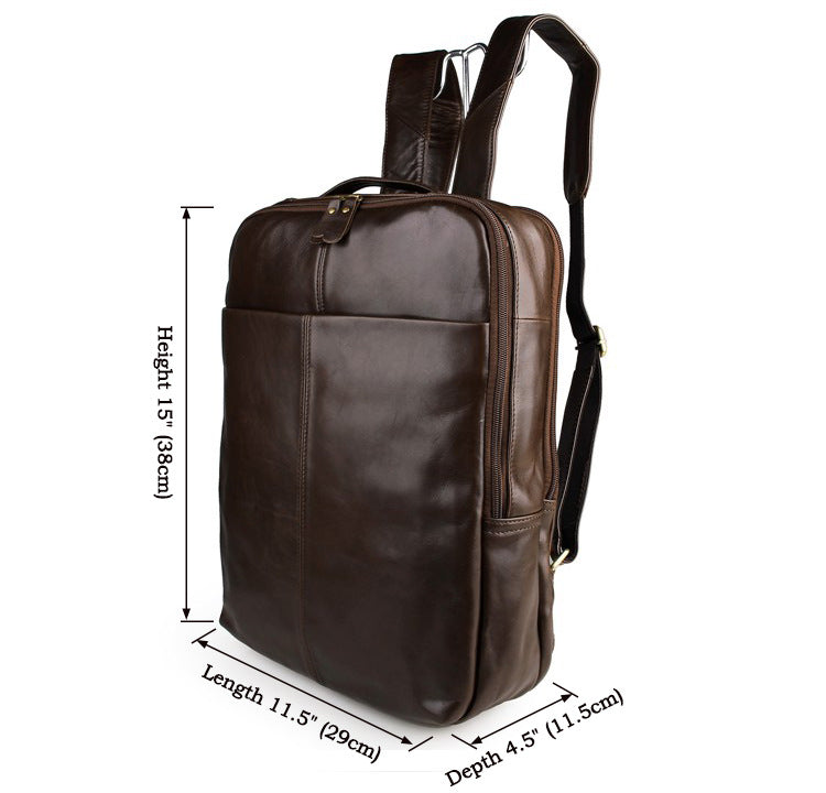 Full-Grain Leather Laptop Backpack, 15 Inch — Transit NH-1472