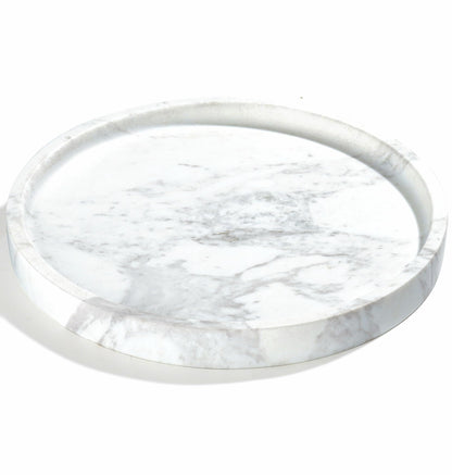 Marble Round Vanity Tray, 25cm — Marmo NH-1423