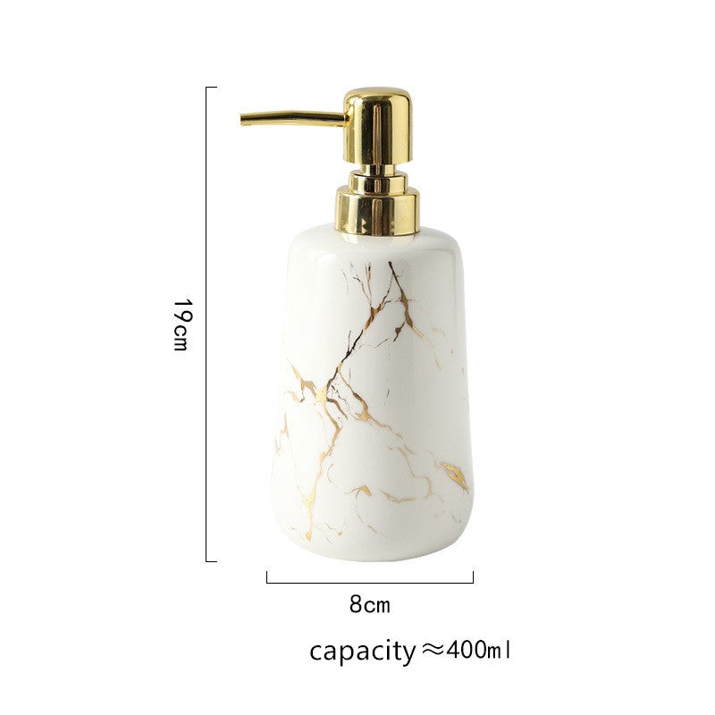 Ceramic Basin Pieces, Cup, Bottle or Tray — Basin NH-482