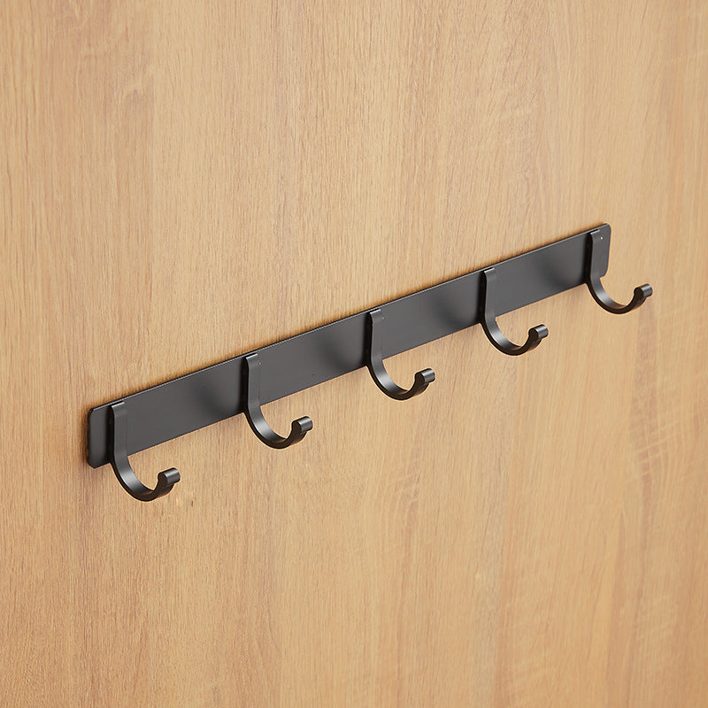 Aluminium Over-Door Towel and Coat Hook Rail, No-Drill — Latch NH-870