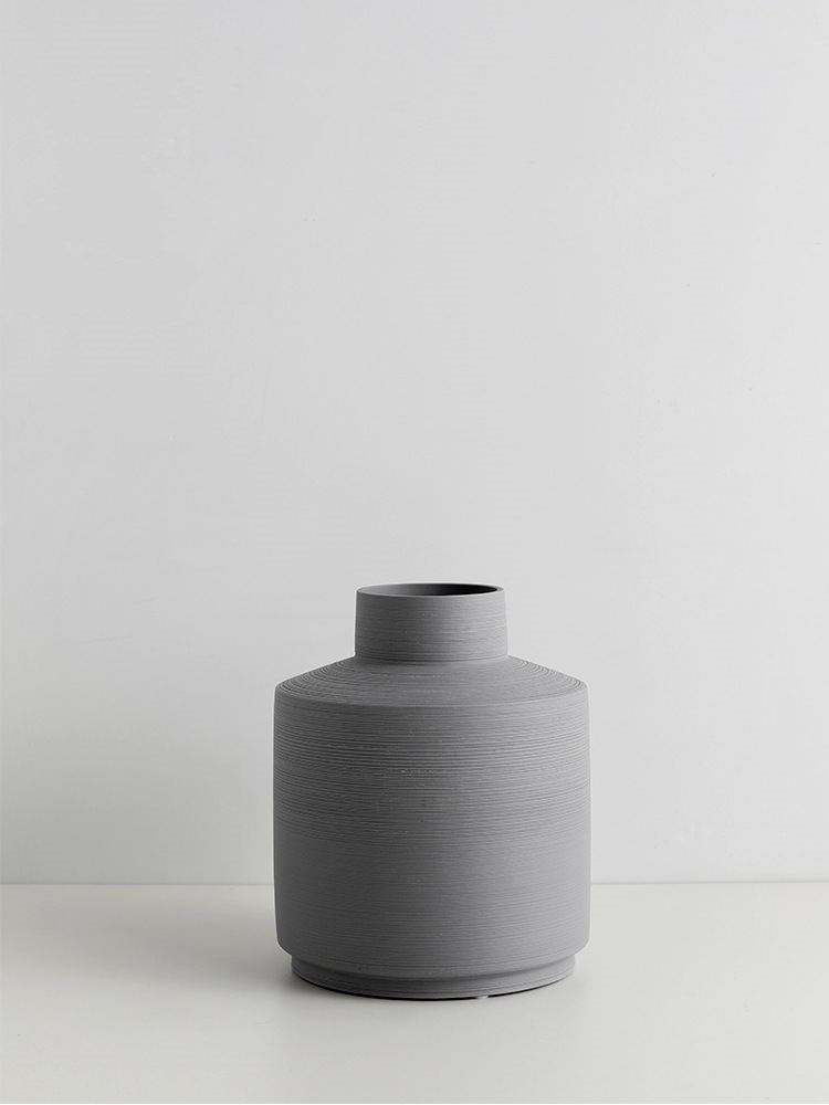 Pearl · NH BB-70 — Brushed Ceramic Vase