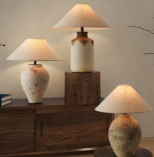 Ceramic Mushroom Lamp, Three-Colour Light — Meridian NH-703