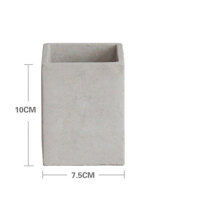 Cement Planter Small, Square Round or Rectangular — Atrium NH-378