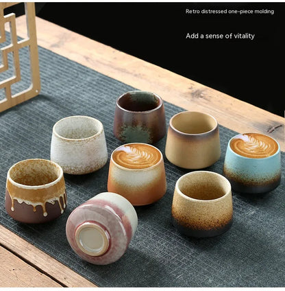 Stoneware Ceramic Cup, Microwave Safe — Marmo NH-601