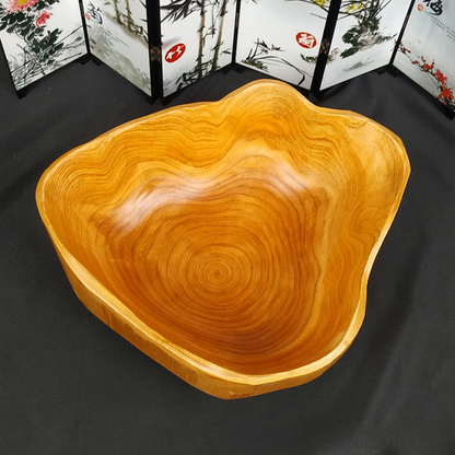 Solid Wood Fruit Platter for the Table, Irregular Shape — Alcova NH-637
