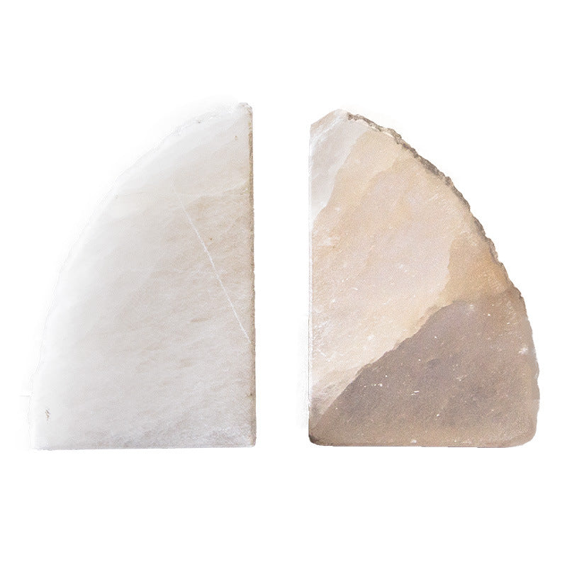 Gypsum Stone Bookend, Natural Stone 10 x 5 x 15 cm — Atrium NH-676