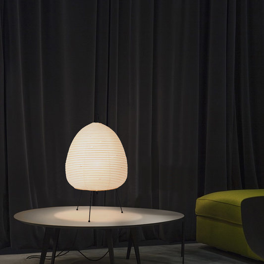 Japanese Rice Paper Table Lamp, E27 Socket — Meridian NH-704