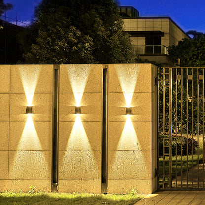 Solar Wall Light, Twin Beam Waterproof — Beacon NH-1343