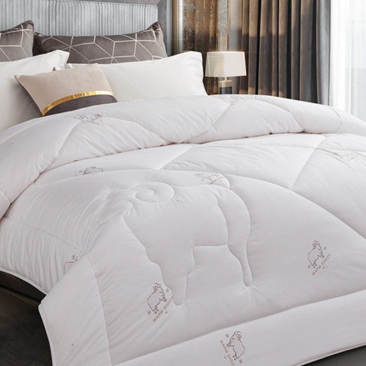Heavyweight Australian Wool Bed Blanket, Queen King — Fell NH-1253