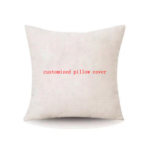 Linen Cushion Cover, 45x45cm — Flax NH-493