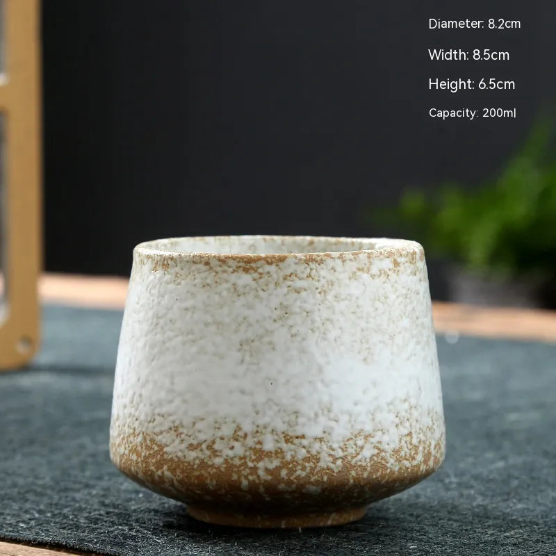 Stoneware Ceramic Cup, Microwave Safe — Marmo NH-601