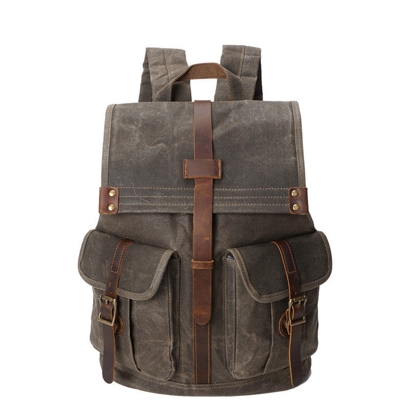 Waxed Canvas Waterproof Backpack — Transit NH-1485