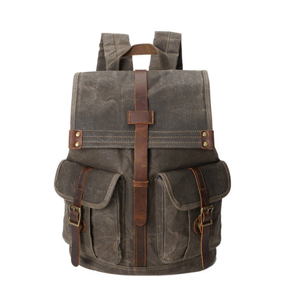 Waxed Canvas Waterproof Backpack — Transit NH-1485