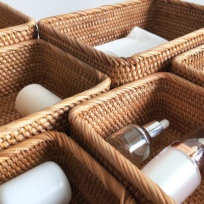Handwoven Rattan Storage Basket — Weave NH-1518