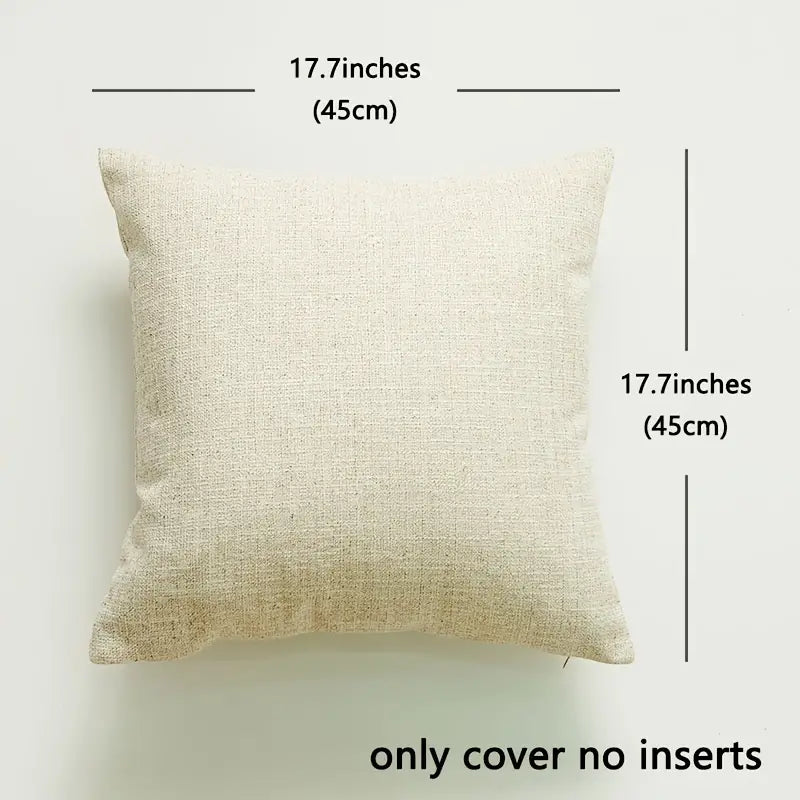 Cotton Linen Cushion Cover with Tassels, 45cm — Marram NH-903