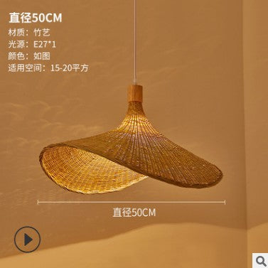 Large Bamboo Pendant Light, 30 to 100cm Diameter — Meridian NH-712