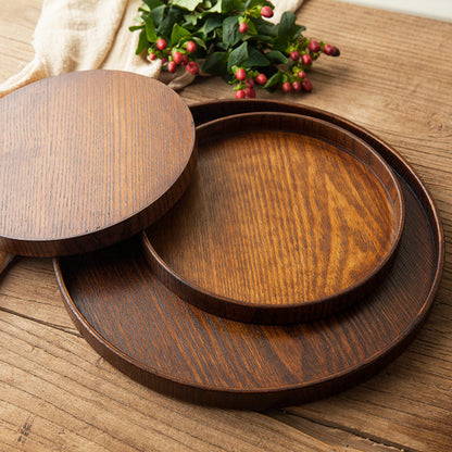 Round Wooden Serving Tray, Three Sizes — Grove NH-466