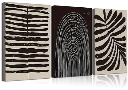 Framed Abstract Line Prints, Set of Three 40 x 60cm — Atrium NH-1406