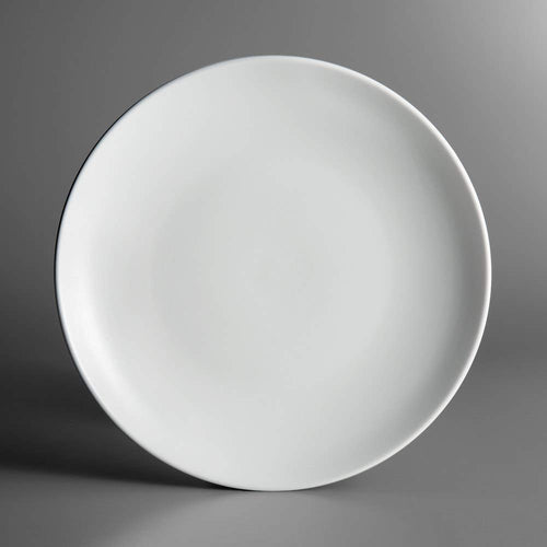 Hearth · NH 01-05 — Matte Stoneware Coupe Plates (Bone White)
