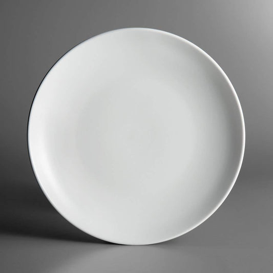 Hearth · NH 01-05 — Matte Stoneware Coupe Plates (Bone White)