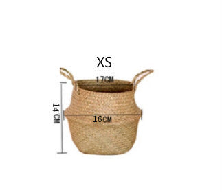 Foldable Seagrass Storage Basket — Sedge NH-924