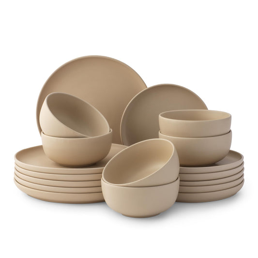 Hearth · NH 01-01 — Matte Stoneware Dinner Set (Oat)