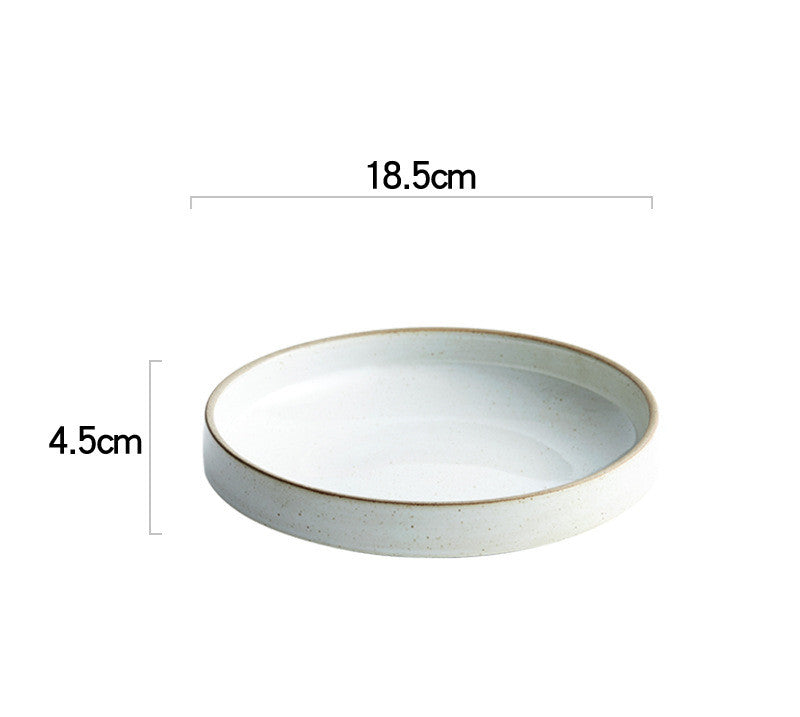 Stoneware Dinner Plate for Everyday Meals, Microwave Safe — Marmo NH-610