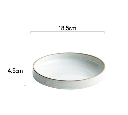 Stoneware Dinner Plate for Everyday Meals, Microwave Safe — Marmo NH-610