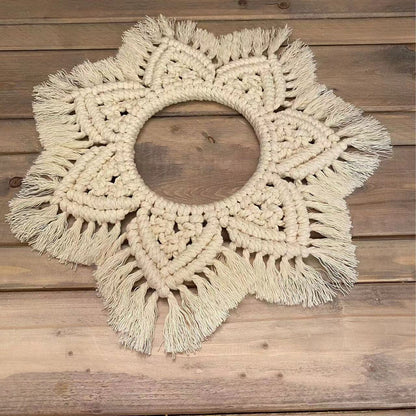 Handwoven Framed Wall Mirror — Weave NH-1576