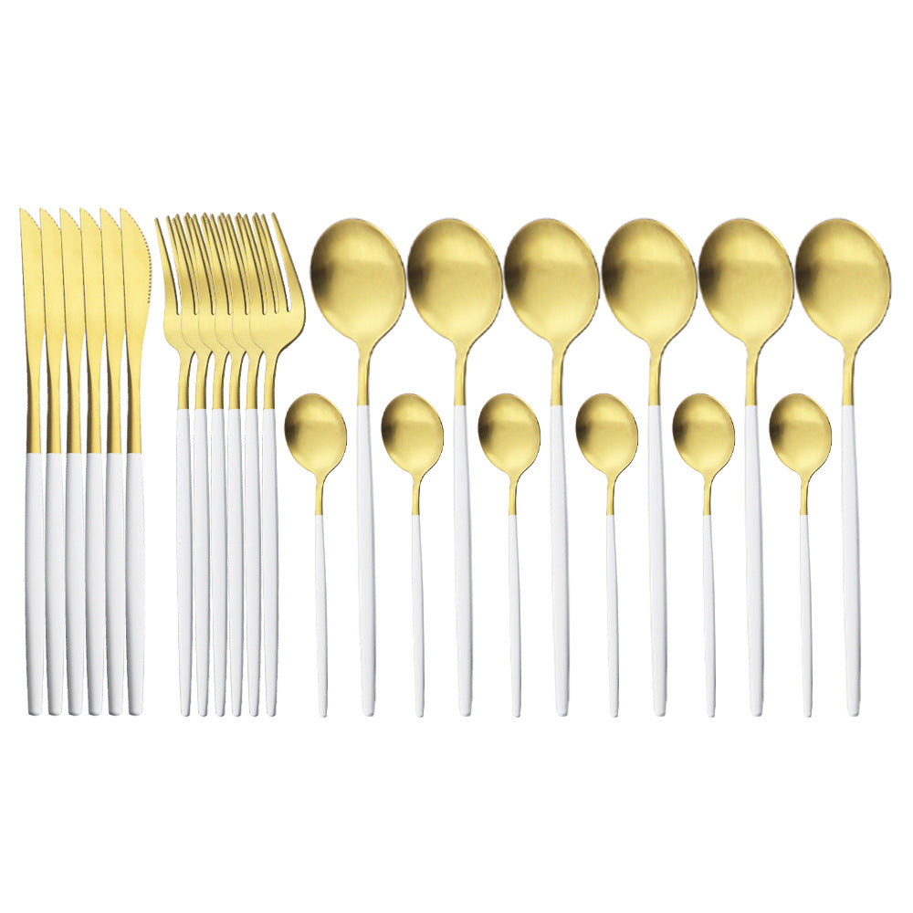 Matte Stainless Flatware Set — Linea NH-1554