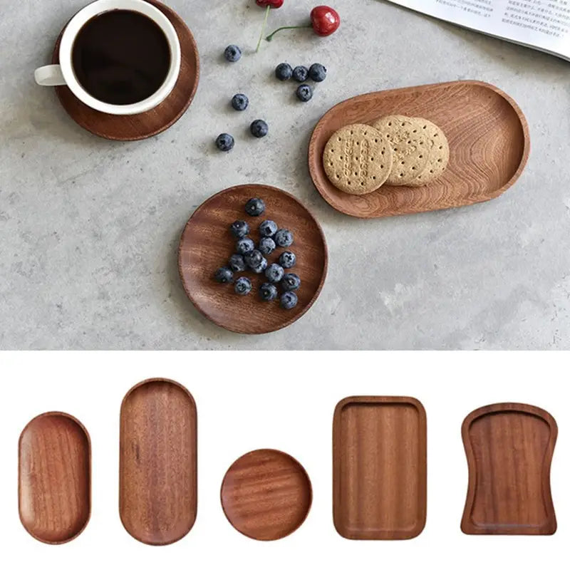 Walnut Serving Plate, Solid Wood — Vessel NH-447