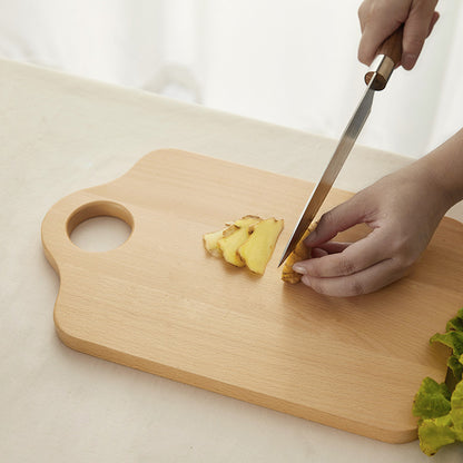 Walnut or Beech Serving Board, Irregular Edge 33.5cm — Grove NH-418