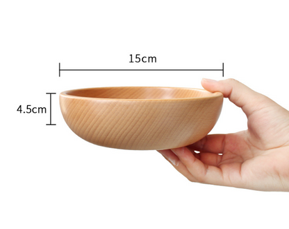 Wooden Salad Bowl, Solid Wood in Three Sizes — Grove NH-974