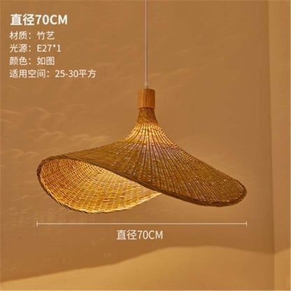 Large Bamboo Pendant Light, 30 to 100cm Diameter — Meridian NH-712