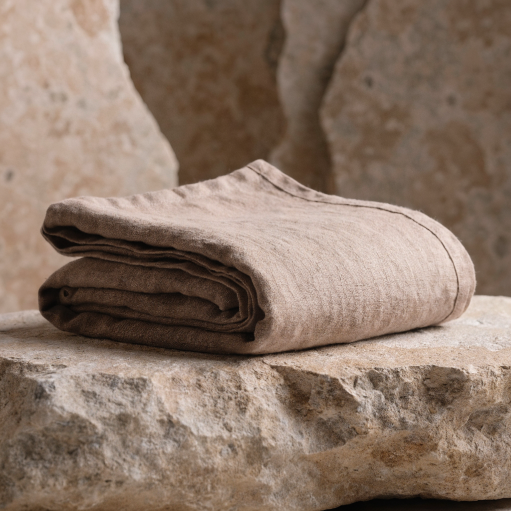 Grounding Weighted Linen Throw