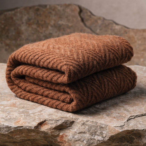 Fire Warmth Alpaca Throw