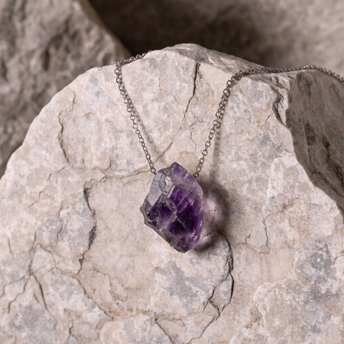 Ether Amethyst Healing Pendant