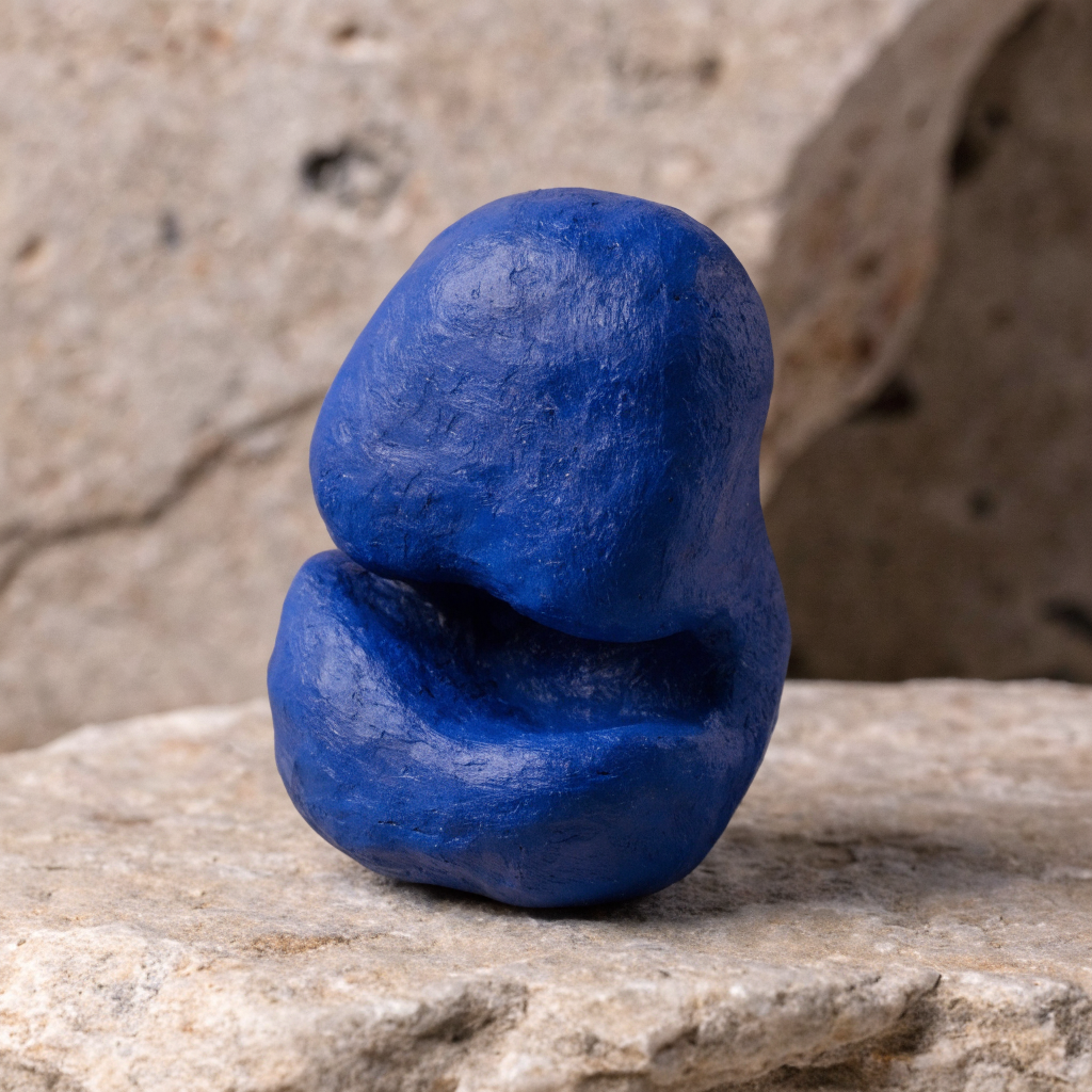 Klein Blue Healing Sculpture
