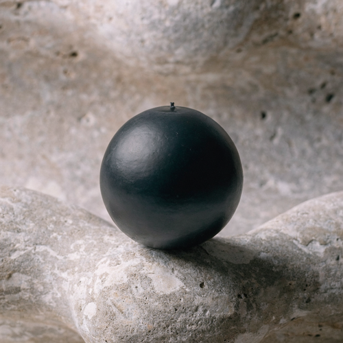 Zen Sphere Candle Black Large