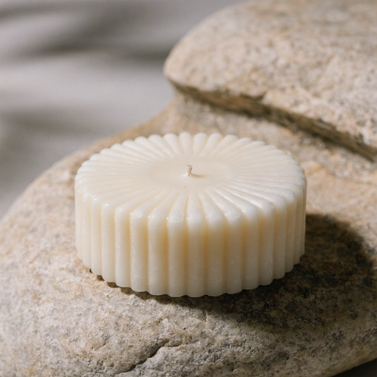 Zen Ribbed Pillar Off-White