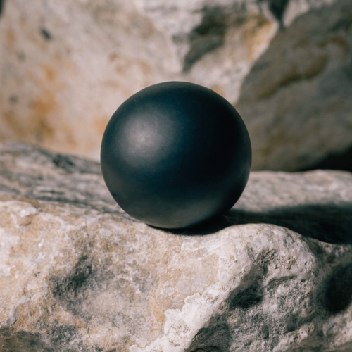 Zen Orb Candle Black Small
