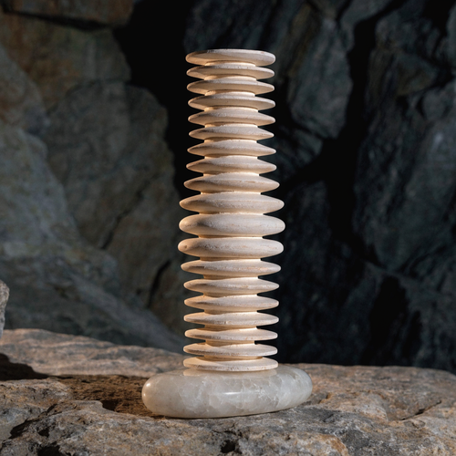 Stack Totem Birch and Stone