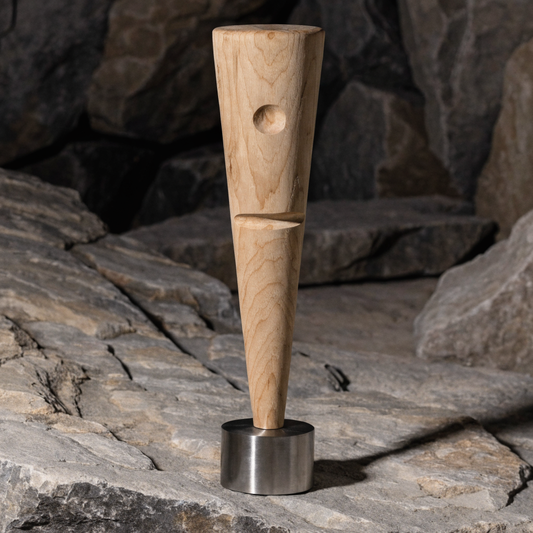 Obelisk Totem Maple and Steel