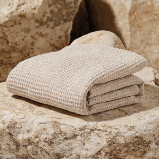 Linen Waffle Robe